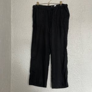 Linen drawstring pants
